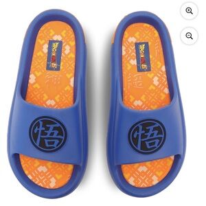 Dragon Ball Z Kids Blue and Orange Sandals size 10